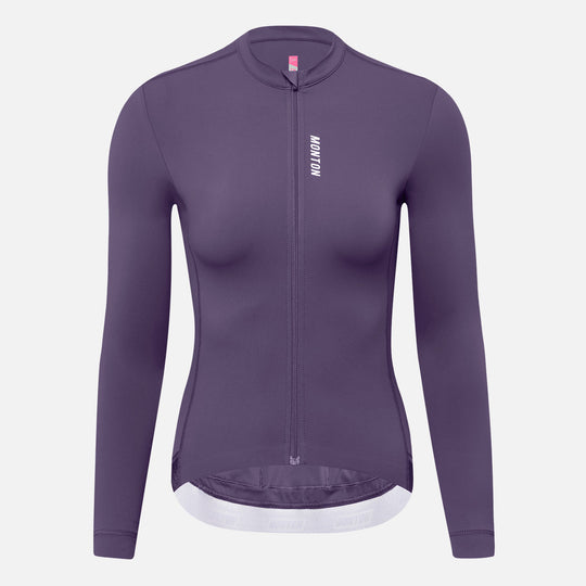 Women's LS Cycling Jersey Reki Heather Purple